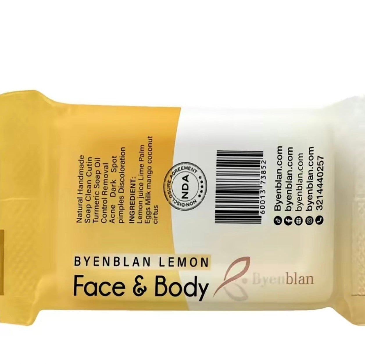 Byen blan Honey lemon-citrus floral design unixe