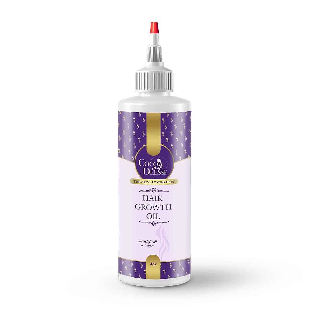 Hair Growth Oil: All-Natural Scalp Nourishing Oil for Thicker, Healthier Hair - Coco Déesse
