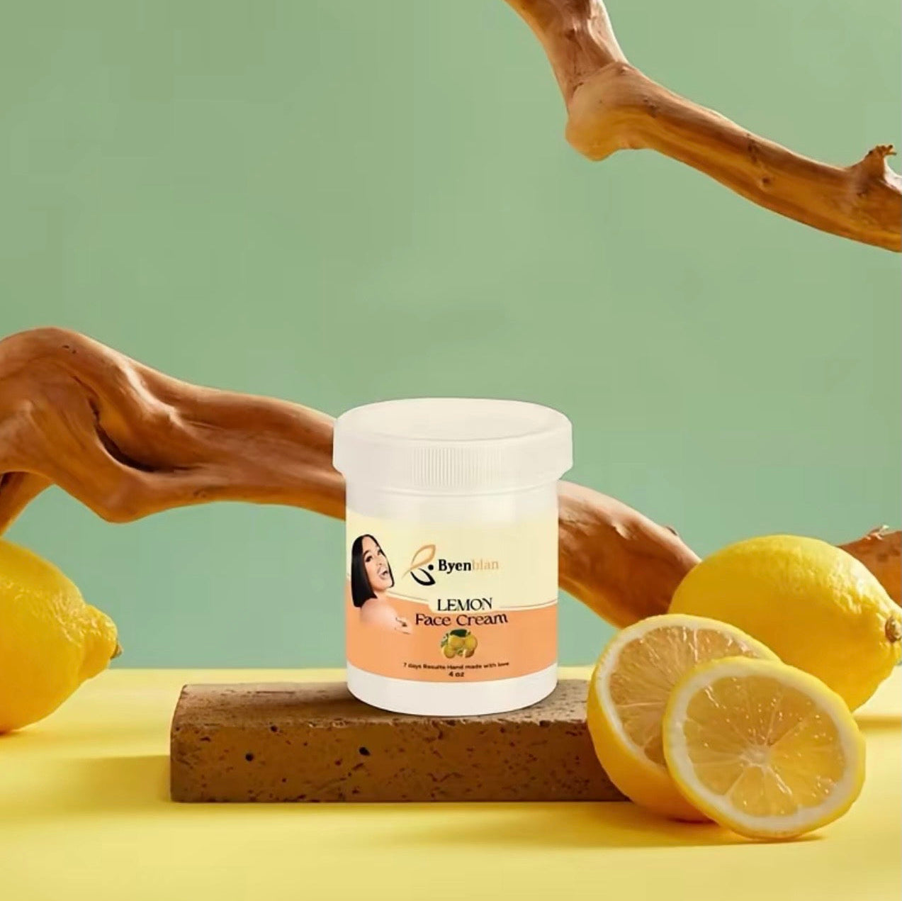 Byenblan- Lemon Citrus Glow Face Cream | Exfoliate Gently