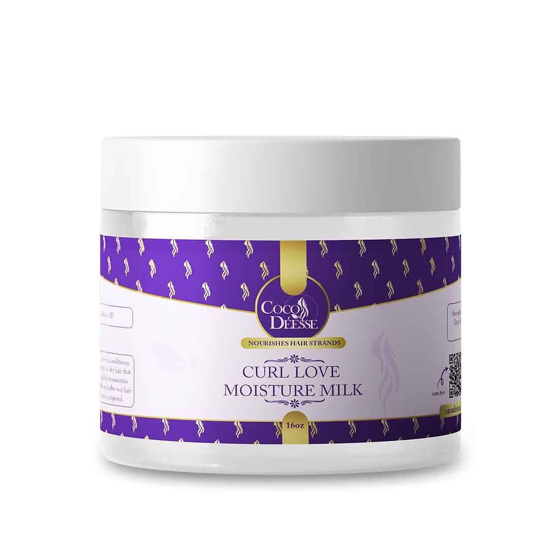 Curl Love Nourishing Milk Cream – Hydrate, Define, and Revive Your Curls - Coco Déesse