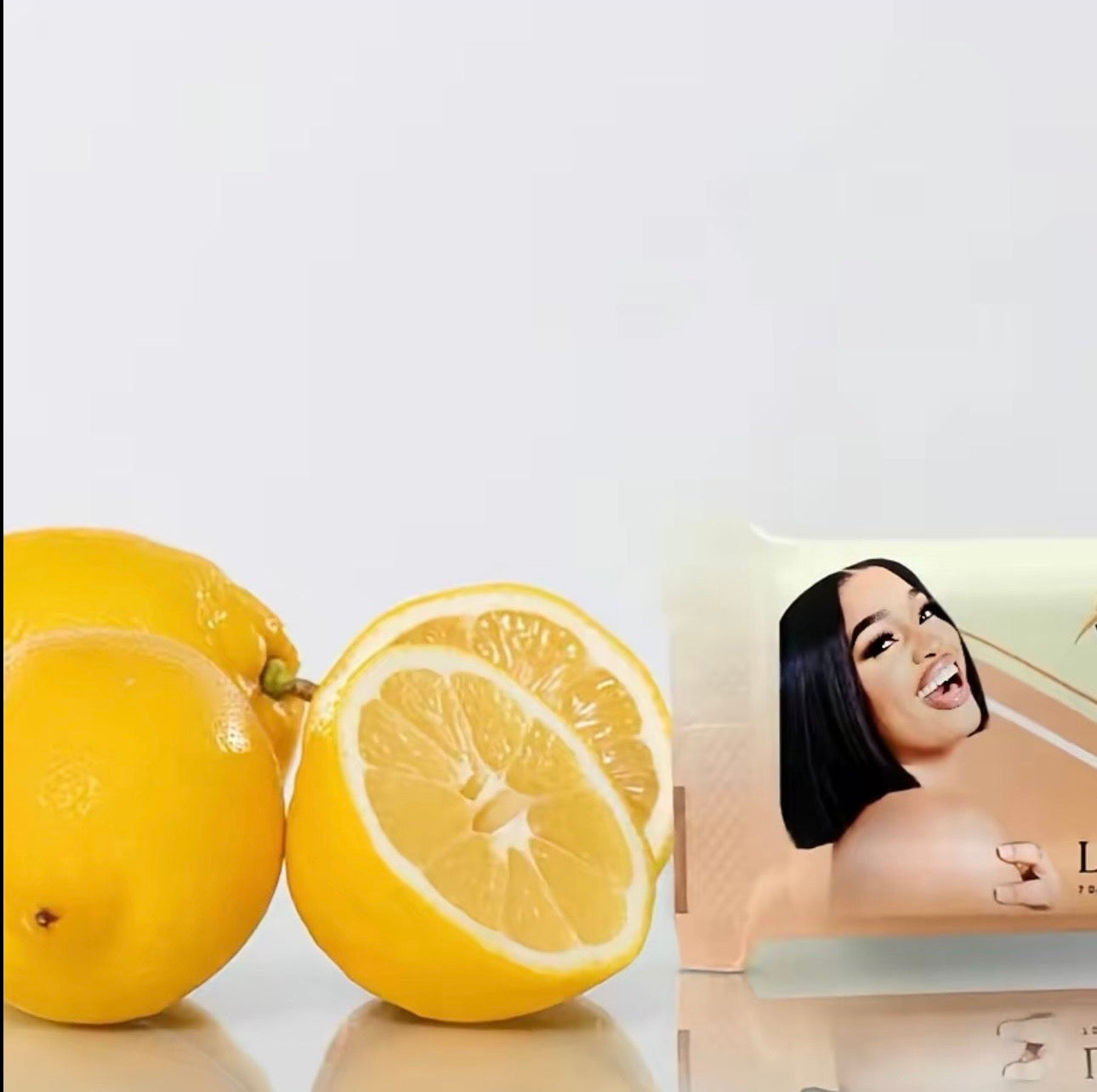 Byen blan Honey lemon-citrus floral design unixe
